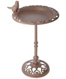 Esschert Design USA FB165 Cast Iron Standing Bird Bath - Antique Brown - Buy Online on GoSupps.com