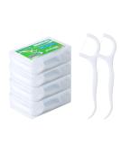 200 Dental Floss Sticks - Interdental Flossers with Toothpick Holder | Y-Form Design | Disposable Tooth Cleaner - 4 Pack - Buy Online on GoSupps.com