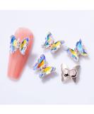 3D Nail Art Rhinestone Crystal AB Butterfly Charms Sparkle Nail Decoration Jewerlry Hand Craft DIY Accessories (MJ02) - Buy Online on GoSupps.com