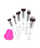 T4B Ilu Bake You Happy Set | 7-Part Professional Makeup Brush Set with Cleaner | Synthetic Bristles for Powder & Foundation - Buy Online on GoSupps.com