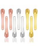 9 Pcs Mini Metal Makeup Spatula Set for Beauty Skincare - Facial Cream Mixing Spatulas in Gold, Silver, Rose Gold - Buy Online on GoSupps.com