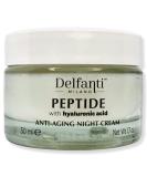 Delfanti-Milano Peptide & Hyaluronic Acid Anti-Aging Night Cream | Made in Italy - International Shipping Available - Buy Online on GoSupps.com