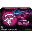 Warheads Galactic Mix Cubes Theatre Box (99g) | Rocket Raspberry Black Hole Cherry & Cosmic Punch | Tongue-Painting Galactic Blue | American Fruity Sour Candy Treat - Buy Online on GoSupps.com