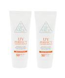 arraTOPFACE UV Perfect Collagen-Mild Sun SPF50+/PA+++ 70ml / 2.37 fl.oz (Pack of 2) UVA UVB blocking Physical sunscreen. - Buy Online on GoSupps.com
