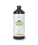 Organic Hemp Seed Oil 1 Litre | Hempiness Premium Raw Cold-Pressed Hempseed Oil | Omega 3, 6 & 9 | 1l - Buy Online on GoSupps.com