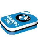 Nostalgic-Art Retro Pillendose 4 x 6 x 1.6 cm original license product (OLP) BMW-Drivers Only Blue-Gift idea for BMW Accessories fans with peppermint dragees vintage design - Buy Online on GoSupps.com