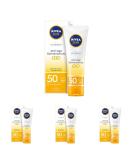 Buy Nivea Sun UV Face Anti-Age Sunscreen Q10 SPF 50 - Moisturizing Anti-Wrinkle Protection (4 Pack) | UVA/UVB Defense 70g - Buy Online on GoSupps.com