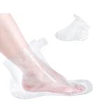 250 Clear Plastic Disposable Booties for Paraffin Wax Bath - Foot Spa Wax Treatment Covers (250pcs) - Buy Online on GoSupps.com