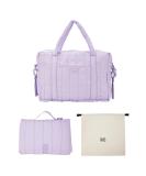Hylat Baby Diaper Bag Set - Modern Violet Bag with Diaper Pad & Cotton Bag - Perfect for On-the-Go Parents - Buy Online on GoSupps.com