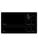 Black Background White Lines Board Games Playmat - Magica Card Game Play Mat Bag - Buy Online on GoSupps.com