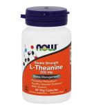 Now Foods L-Theanine 200 Mg 60 Veg Caps - Pack of 2 | Natural Stress Support - Buy Online on GoSupps.com
