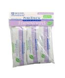 Puretouch Flushable Feminine Wipes - 12 Count - Buy Online on GoSupps.com