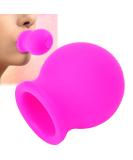 Lip Plumper Device Lips Enhancer Beauty Bigger Mouth Quickly Face Clean Massage Silicone Lip Pump With Brush(pink) - Buy Online on GoSupps.com
