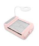 AONOLOVO Nail Dust Collector with Light - Powerful Nail Vacuum Vent Fan for Salon Nails Tech - Pink - Buy Online on GoSupps.com