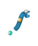 Matchstick Monkey Bathtime Slide Set Antimicrobial Baby Bath Toy Easy To Grip Sensory Learning - Slide Set (1 Slide + 3 Fun Animal Character Rocks) 12 Months Old+ Blue 1 Slide+ 3 Animal Rocks (Blue) Slide Set - Buy Online on GoSupps.com