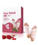 ComFlex Premium Deep Cleansing Foot Pads - Stress Relief Patches (10 Pack) | Rose Scented - Buy Online on GoSupps.com