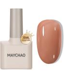 MAYCHAO 15ML Nude Brown Jelly Gel Nail Polish - Sheer Translucent UV Gel for French Manicure - Buy Online on GoSupps.com