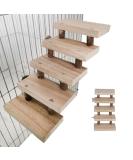 NganSuRong Wooden Hamster Parrot Bird Cage Toy | 5-Layer Climbing Swing & Training Tool - Buy Online on GoSupps.com