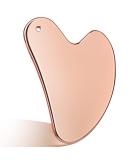 Stainless Steel Gua Sha Tool for Face & Body - Rose Gold Facial Massage Tool | Tighten Skin & Enhance Beauty | Includes Travel Pouch - Buy Online on GoSupps.com
