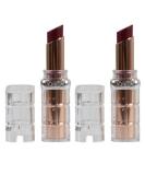 Buy L'Oreal Paris Colour Riche Plump & Shine Lipstick Pack of 2 - Wild Fig #108 | International Shipping Available - Buy Online on GoSupps.com