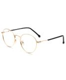 Buy Firmoo Anti Blue Light Filter Glasses for Men & Women - Round Metal Design Eye Protection for Screens - Buy Online on GoSupps.com