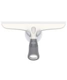 MR.SIGA Multi-Purpose Silicon Squeegee for Window, Glass, Shower Door, Car Windshield, Heavy Duty Window Scrubber, Includes Suction Hook, 10 inch, White & Grey, 1 Pack - Buy Online on GoSupps.com