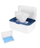 Wet Wipes Box Moist Toilet Paper Box Dispenser Box for Wet Wipes Tissue Box Napkin Box with Storage Box for Face Covers (Blue) Blue-de - Buy Online on GoSupps.com