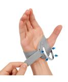 CMC Thumb Brace for Thumb Joint Pain | Adjustable Support Stabilizer for Tendonitis & Instability | Lightweight Right Hand Brace - Medium Size - Buy Online on GoSupps.com