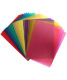 BUYGOO 24Pcs Transparent Color Correction Lighting Gel Filter - Colored Gel Light Filter Plastic Sheet  8.5 x 11 Inch  8 Assorted Colors - Buy Online on GoSupps.com