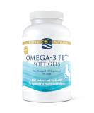 Nordic Naturals Omega-3 Pet Fish Oil for Dogs 180 Softgels Soy Free Gluten Free Non-GMO - Buy Online on GoSupps.com