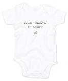 Pregnancy Baby Announcement Coming Soon Newborn One More To Adore Baby Bodysuit Vest Unisex Baby Bodysuits Cotton Short Sleeved Boys Girls - Buy Online on GoSupps.com