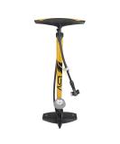 Durable Steel BV Bike Pump | 160 PSI High Pressure Bicycle Tire Pump with Gauge | Smart Valve Head for 17/24 inch Bikes | Presta and Schrader Compatibility | Dark Yellow - Buy Online on GoSupps.com