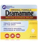 Dramamine 50mg Tablets - 36 ct | Motion Sickness Relief | Fast Acting Formula - Buy Online on GoSupps.com