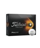 Title: Titleist Pro V1 Golf Balls - White, Standard Numbers (1-4) | One Dozen - Buy Online on GoSupps.com