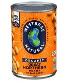 Westbrae Natural Organic Great Northern Beans 15oz - Pack of 6 | Buy Online - Buy Online on GoSupps.com
