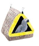 MEWTOGO Large Winter Warm Bird Nest House, Fluffy Parrots Bird Bed for Cage Hanging Hammock Plush Shed Hut Hideaway Hut for Parakeets African Grey Cockatoos Cockatiels Lovebird - Buy Online on GoSupps.com