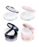 4-Piece Refillable Powder Container Set with 8 Tassels & Mirror | Haotian-X 20g/5G Portable Makeup Case | Perfect for Loose Powder & DIY Beauty - Buy Online on GoSupps.com