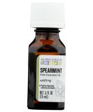 Aura Cacia Spearmint Essential Oil - 0.5 fl oz | Premium Aromatherapy - Shop Internationally - Buy Online on GoSupps.com
