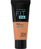 Maybelline Fit Me Matte & Poreless Foundation 335 Classic Tan 30ml - Pack of 1 - Buy Online on GoSupps.com