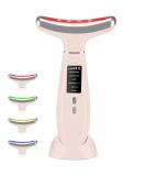 Red Light Therapy Facial Massager - Anti-Aging Skin Care Tool for Lifting & Tightening at Home (Light Pink - Buy Online on GoSupps.com