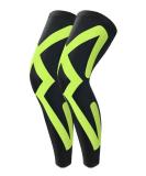 WIRUN Full Long Leg Compression Sleeves - Thigh High Stocking Support for Running, Basketball, Cycling, Gym - Green - X-Large - Buy Online on GoSupps.com