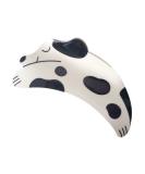 Spotted Dog Hair Claw Clips for Girls and Women - Set of 2 | Acetate Hair Accessories - Buy Online on GoSupps.com