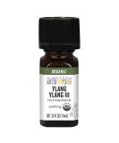 Certified Organic Aura Cacia Ylang Ylang III Essential Oil 7.4ml - GC/MS Tested for Purity - Buy Online on GoSupps.com