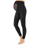 Calzitaly Maternity Footless Tights Black 100 DEN | Made in Italy | Pregnancy Leggings - M Black - Buy Online on GoSupps.com