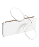 Kokobin Unisex Reading Glasses +3.5 - Compact Mini Nose Clip Visual Aid for Easy Reading - Slide-Resistant & Handy (White) - Buy Online on GoSupps.com