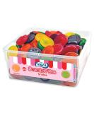 Vidal's 3kg Bulk Bags Tubs Lollipops & Chew Bars Galore: A Sweet Wonderland Awaits! (120 piece tub of Smiles) - Buy Online on GoSupps.com