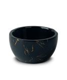 DGUDGU Marbled Black Shaving Bowl | Premium Resin Shaving Cup for Cream & Soap | International Shipping - Buy Online on GoSupps.com