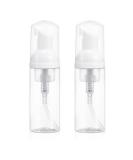Beaupretty 2pcs Foam Dispenser Bottle Plastic Refillable Empty Mini Foaming Soap Shampoo Dispenser Pump Bottles for Travel 50ml (White) - Buy Online on GoSupps.com