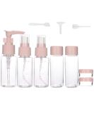 Hey Yo Travel Bottles Set - 10 Leakproof Portable Containers for Travel Accessories & Cosmetics - Ideal for Aircraft & Hotels (Pink) - Buy Online on GoSupps.com