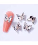 3D Nail Art Rhinestone Crystal AB Butterfly Charms Sparkle Nail Decoration Jewerlry Hand Craft DIY Accessories (MJ14) - Buy Online on GoSupps.com